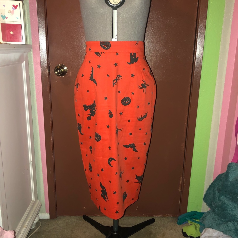 ***Sold*** Ben Cooper Halloween pencil skirt